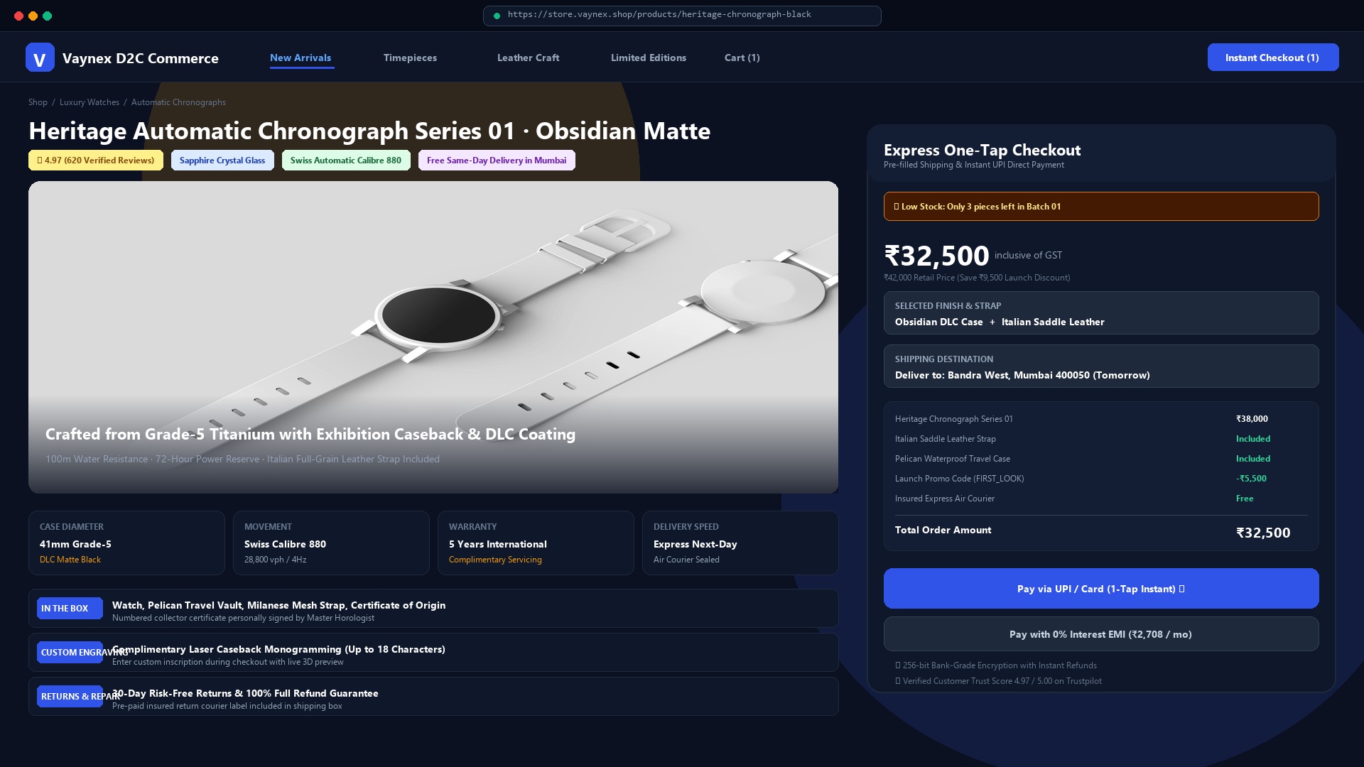 E-commerce / Business Website