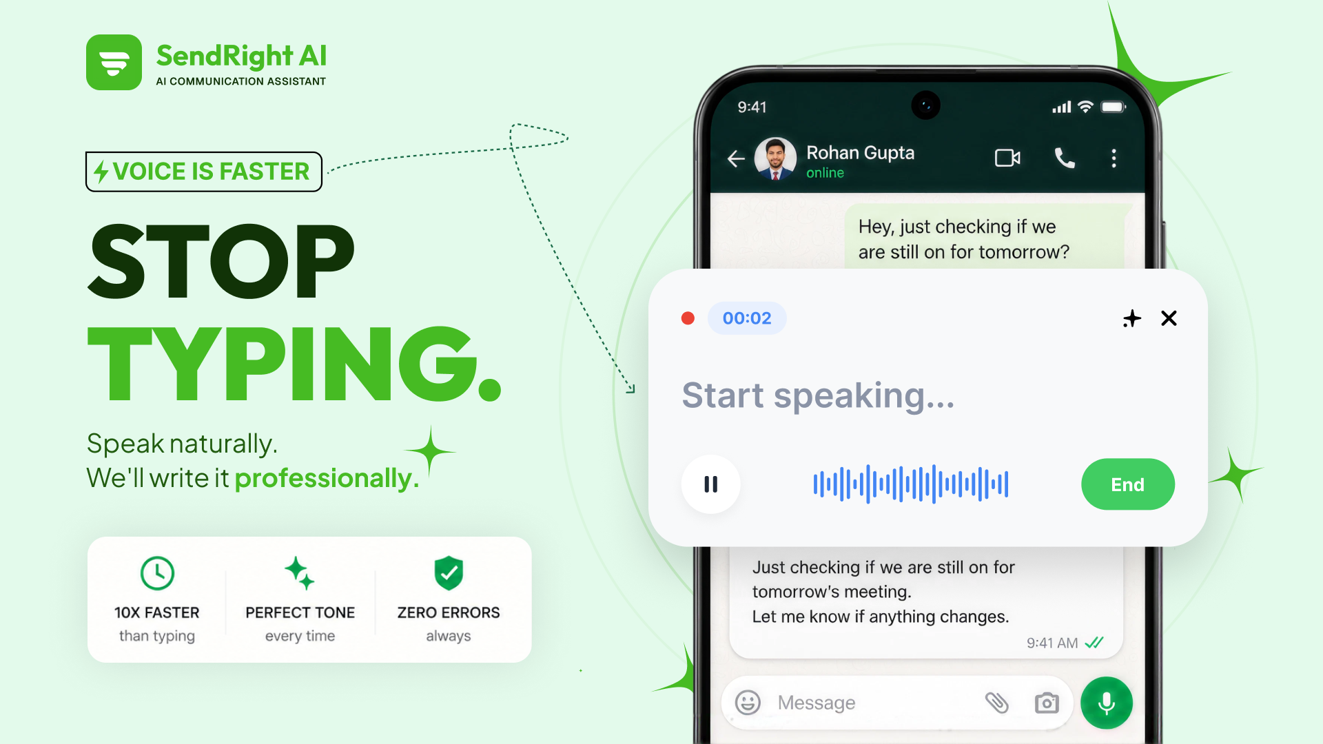 Sendright: The AI Keyboard