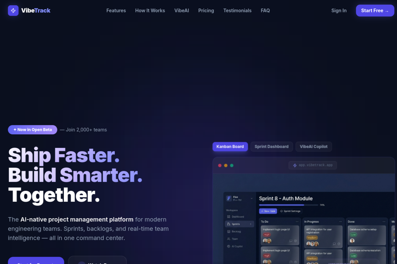 VibeTrack Analytics Platform